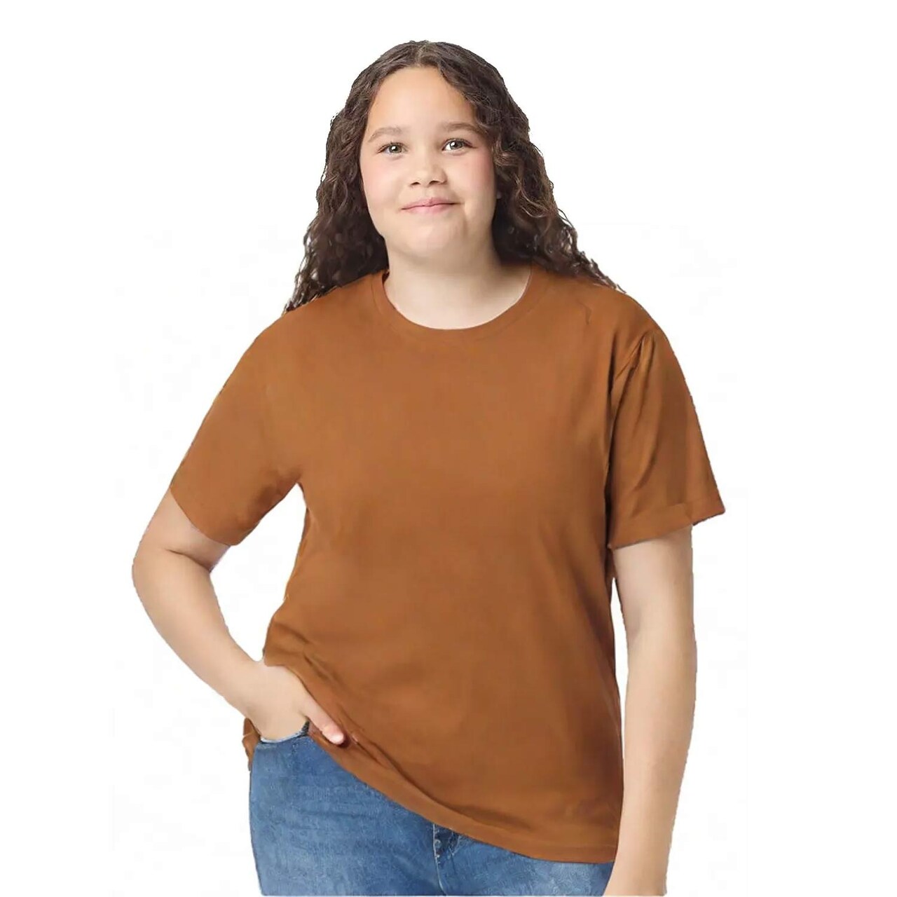 Gildan® Heavy Cotton Youth Short Sleeve Crewneck T-Shirt – Kids Basic Tee for Everyday Comfort